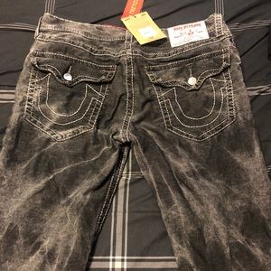 True religion straight flap big t pants